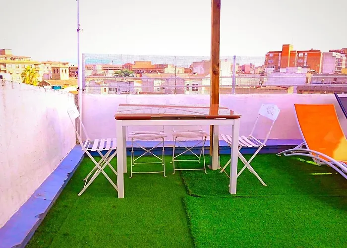 Loft Centro Con Parking Gratis Y Azotea Chillout Gratis!
