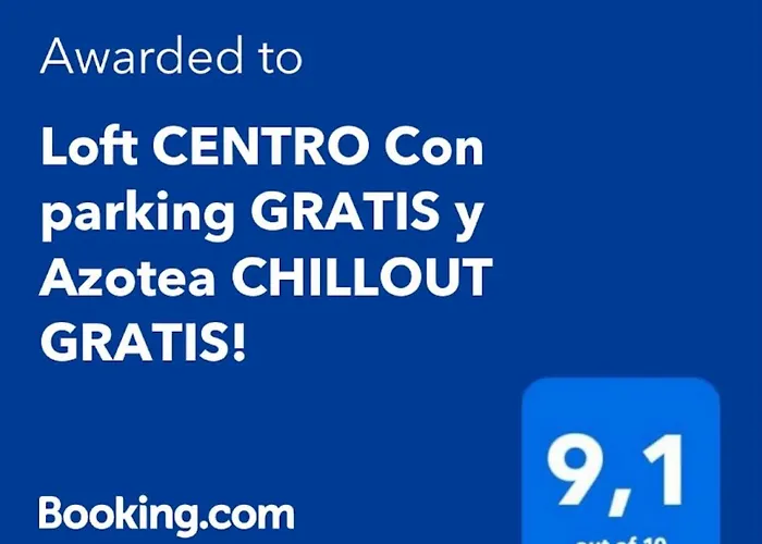 Loft Centro Con Parking Gratis Y Azotea Chillout Gratis!
